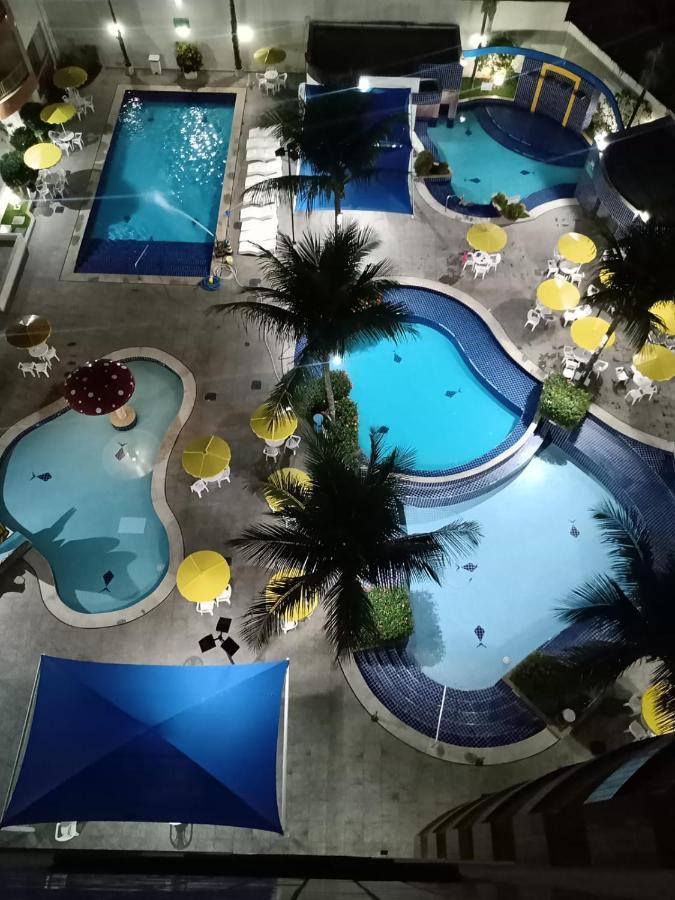Jardins Das Thermas - Caldas Novas Vista Para Piscina 외부 사진